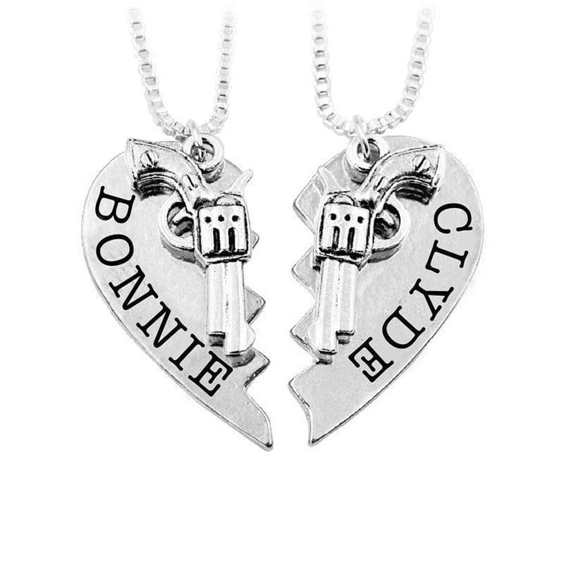 Top Bonnie and Clyde Necklace Picks for Couples： Unique Designs & Styles