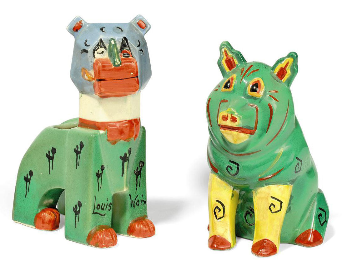 Louis Wain Ceramic Cats： Art, History, and Auction Highlights