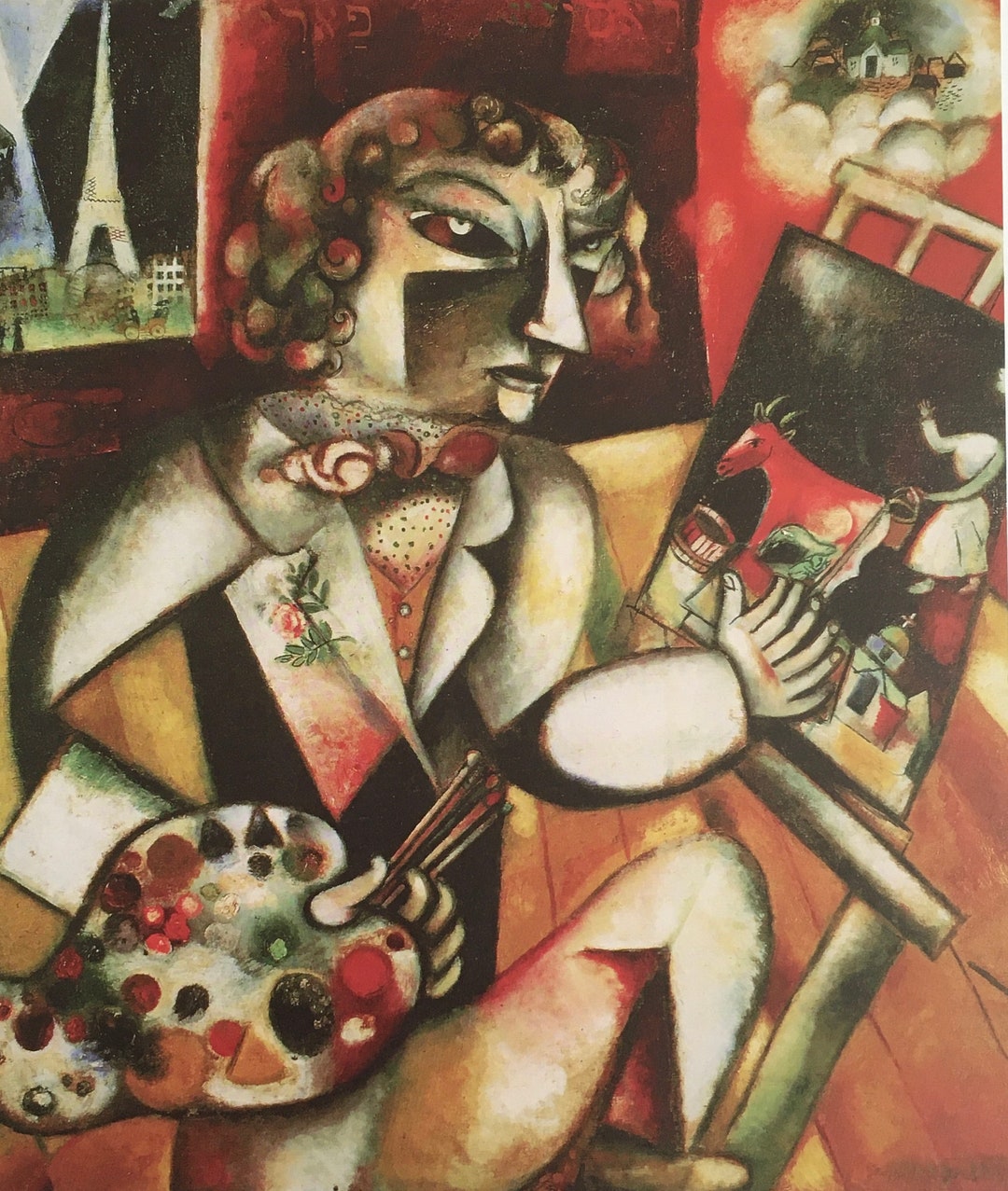 Exploring Marc Chagalls Left Hand in Self-Portrait with Seven Fingers