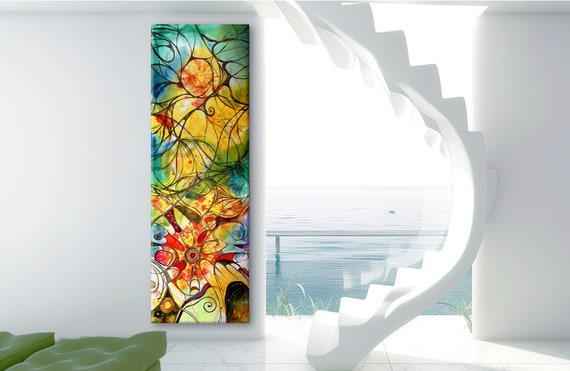 Creative Long Vertical Painting Ideas to Elevate Your Home Décor