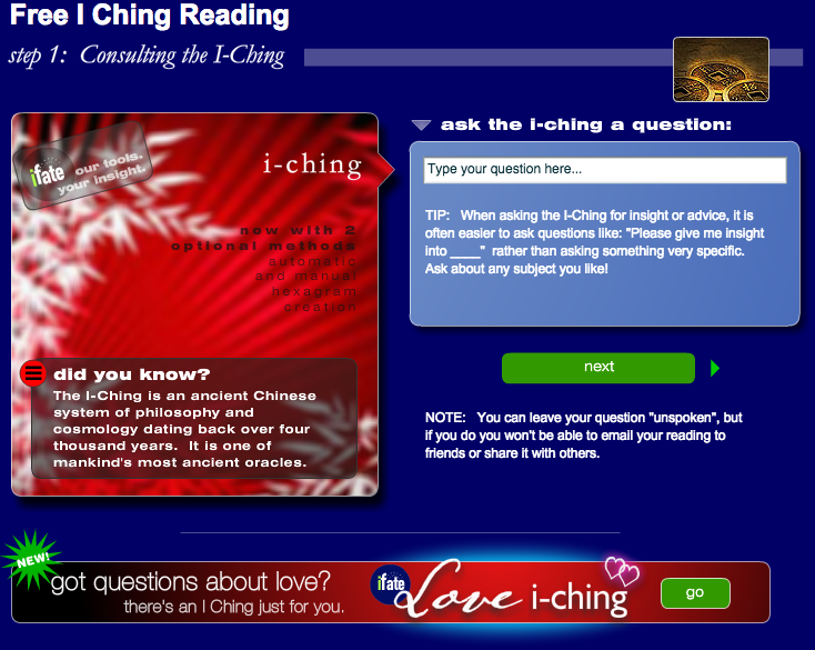 iFate I Ching: Get Free, Detailed Readings and Spiritual Insights Online