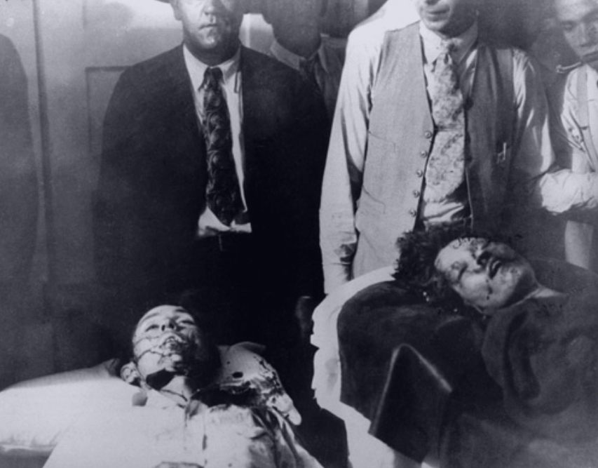 Bonnie and Clyde Post Mortem Pictures:  Real Photos You Wont Find in Textbooks