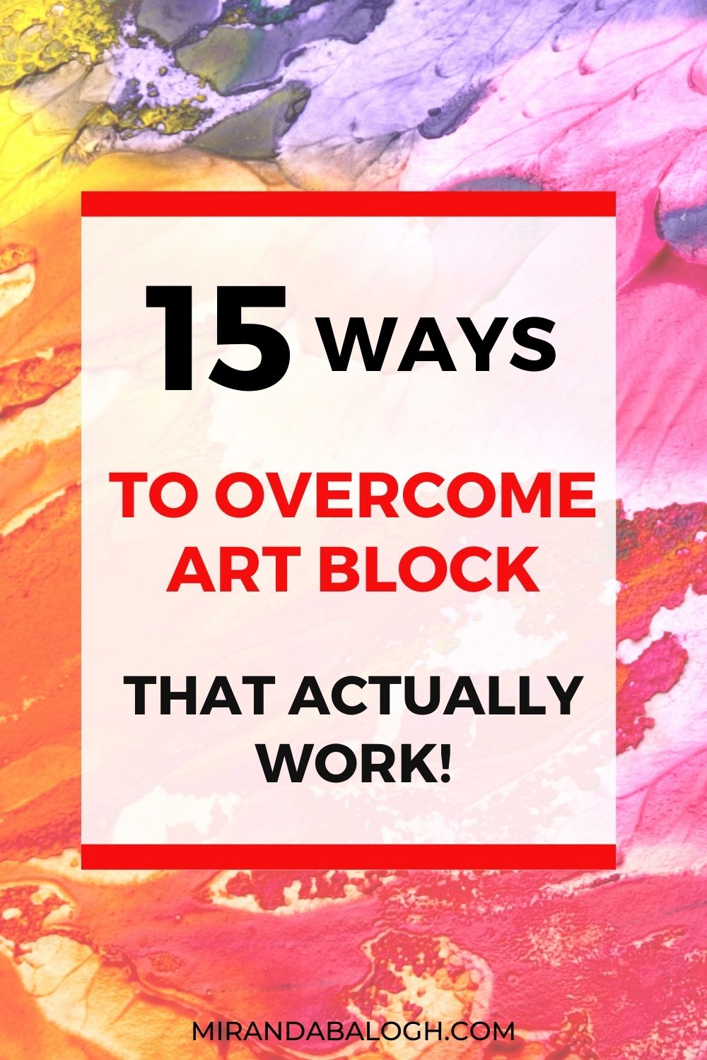 Lonely painter: how to overcome creative blocks? Try these easy methods now!