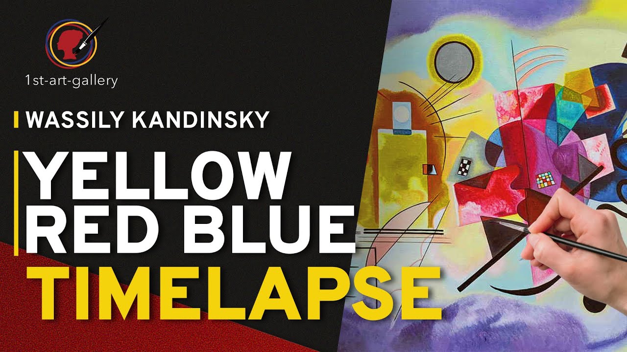 Yellow Blue Art: Kandinsky and Mondrians Color Play