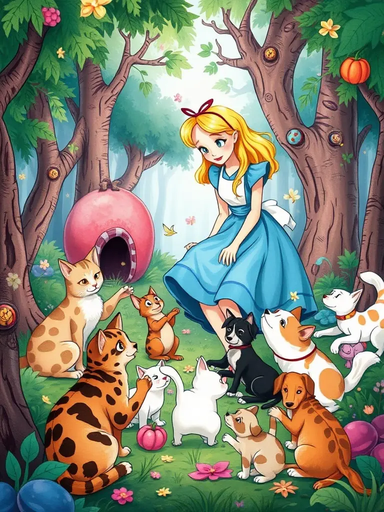 Alice in Wonderland Paintings: A Look at the Whimsical World