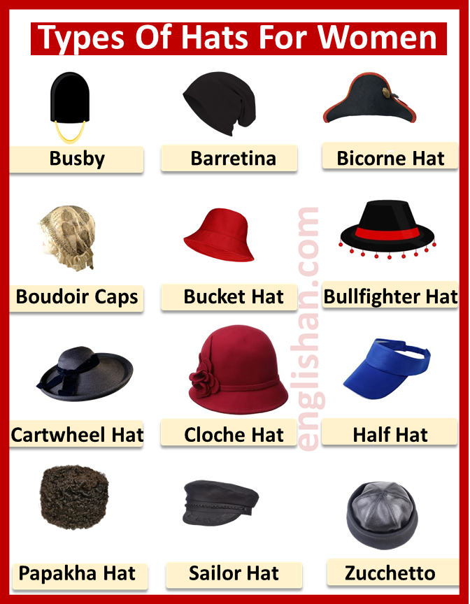 Learn the Names of Ladies Hats (Become a Hat Expert with This Easy List)