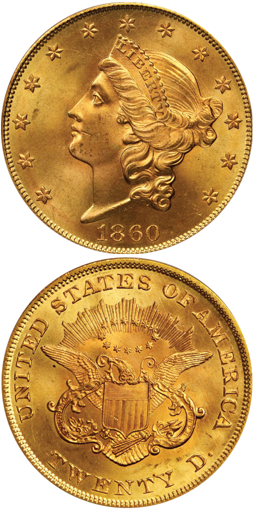 How Much Is a 1860 Double Eagle Coin? Learn the Value of this US Gold Piece.