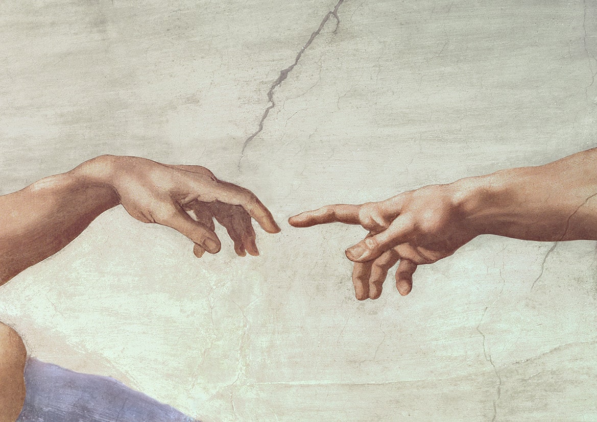 The Hands of God and Adam Close Up? Get a Closer Look at the Detail in This Famous Artwork!