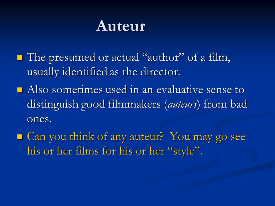 Des Auteurs Definition: What Does It Mean for You?